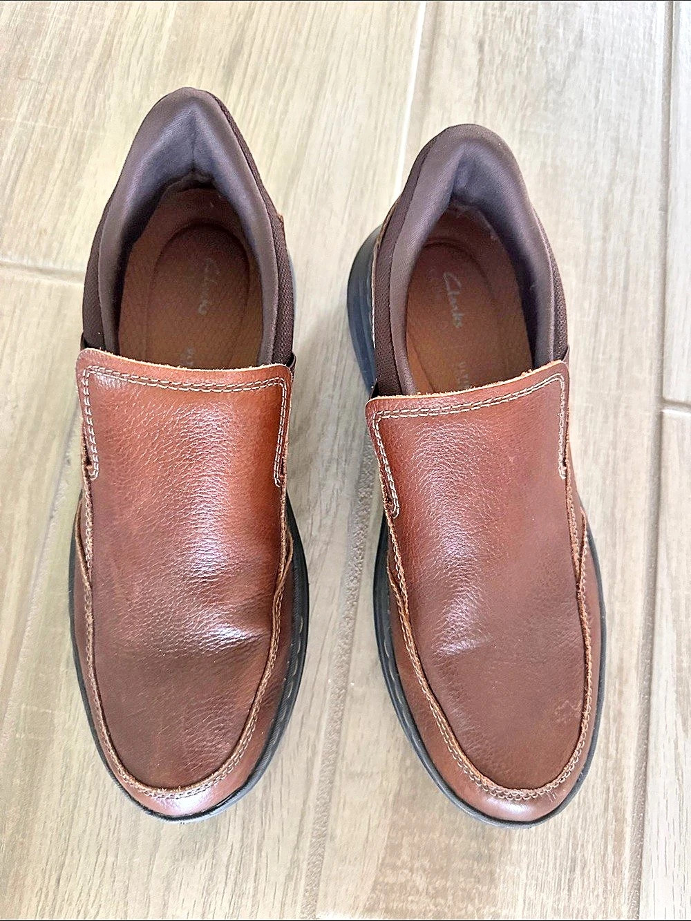 Clarks Bradley Free Slip-On Brown Shoes